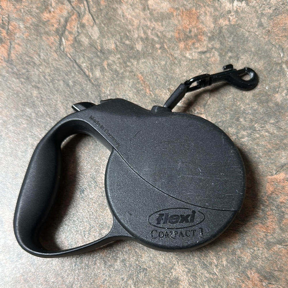 Flexi Compact 1 Charcoal Retractable Leash